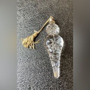 Lenox Jewels Gem Solid Lead Crystal Teardrop Christmas Ornament Germany